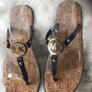 Michael Kors charm jelly sandals